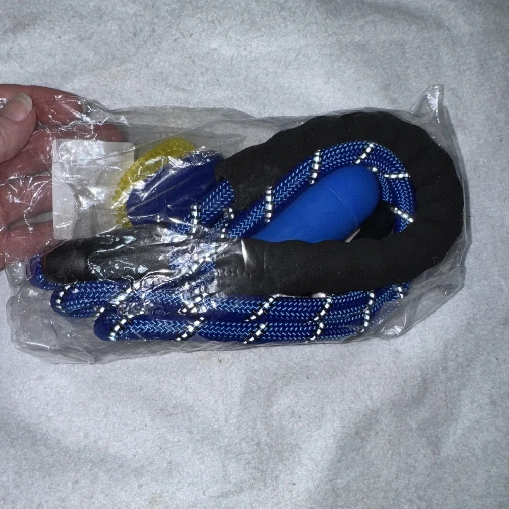 Dog Leash Rope Heavy Duty With Poop Bag Holder And Training‎ Clicker